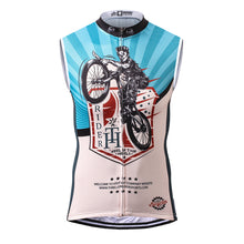 Load image into Gallery viewer, Thriller Rider Sports Bicycle Clothing Mens Cycling Vests Sleeveless(Feel in Your Wheels)
