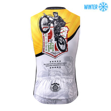 Load image into Gallery viewer, Thriller Rider Sports Bicycle Clothing Mens Cycling Vests Winter Sleeveless(Feel in Your Wheels)
