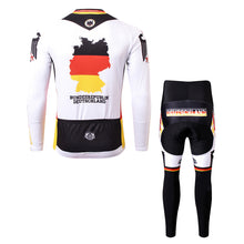 Load image into Gallery viewer, Thriller Rider Sports Bicycle Clothing Mens Cycling Jersey Long Sleeve and Trousers Kit(Germany)
