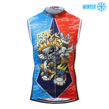 Load image into Gallery viewer, Thriller Rider Sports Bicycle Clothing Mens Cycling Vests Winter Sleeveless(Bone to Rock)
