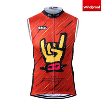 Load image into Gallery viewer, Thriller Rider Sports Bicycle Clothing Mens Cycling Vests Windproof Sleeveless(Rock)
