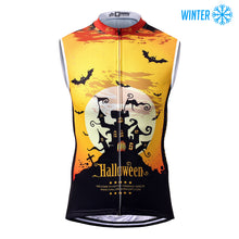 Load image into Gallery viewer, Thriller Rider Sports Bicycle Clothing Mens Cycling Vests Winter Sleeveless(Ghost Castle)
