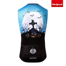 Load image into Gallery viewer, Thriller Rider Sports Bicycle Clothing Mens Cycling Vests Windproof Sleeveless(Ghost Castle)
