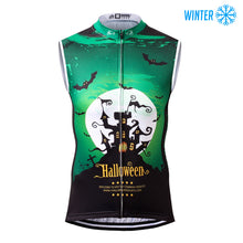 Load image into Gallery viewer, Thriller Rider Sports Bicycle Clothing Mens Cycling Vests Winter Sleeveless(Ghost Castle)
