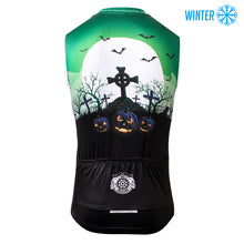 Load image into Gallery viewer, Thriller Rider Sports Bicycle Clothing Mens Cycling Vests Winter Sleeveless(Ghost Castle)
