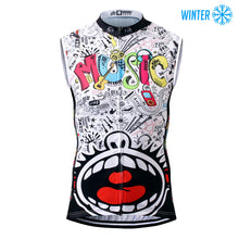 Load image into Gallery viewer, Thriller Rider Sports Bicycle Clothing Mens Cycling Vests Winter Sleeveless(Love Music)
