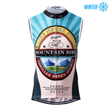 Load image into Gallery viewer, Thriller Rider Sports Bicycle Clothing Mens Cycling Vests Winter Sleeveless(Mountian Bike Bicycle Club)
