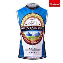 Load image into Gallery viewer, Thriller Rider Sports Bicycle Clothing Mens Cycling Vests Windproof Sleeveless(Mountian Bike Bicycle Club)
