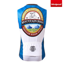 Load image into Gallery viewer, Thriller Rider Sports Bicycle Clothing Mens Cycling Vests Windproof Sleeveless(Mountian Bike Bicycle Club)
