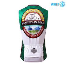 Load image into Gallery viewer, Thriller Rider Sports Bicycle Clothing Mens Cycling Vests Winter Sleeveless(Mountian Bike Bicycle Club)
