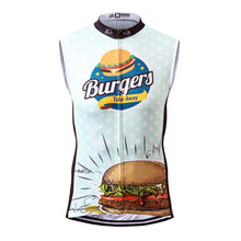 Load image into Gallery viewer, Thriller Rider Sports Bicycle Clothing Mens Cycling Vests Sleeveless(The Burgers)
