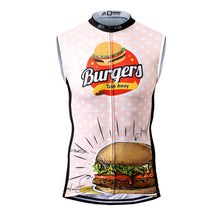 Load image into Gallery viewer, Thriller Rider Sports Bicycle Clothing Mens Cycling Vests Sleeveless(The Burgers)
