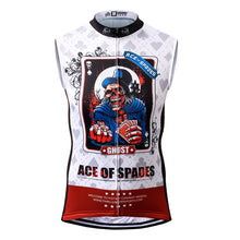 Load image into Gallery viewer, Thriller Rider Sports Bicycle Clothing Mens Cycling Vests Sleeveless(Ace of Spades)
