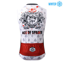 Load image into Gallery viewer, Thriller Rider Sports Bicycle Clothing Mens Cycling Vests Winter Sleeveless(Ace of Spades)
