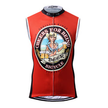 Load image into Gallery viewer, Thriller Rider Sports Bicycle Clothing Mens Cycling Vests Sleeveless(Cheer for Being)
