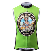 Load image into Gallery viewer, Thriller Rider Sports Bicycle Clothing Mens Cycling Vests Sleeveless(Cheer for Being)
