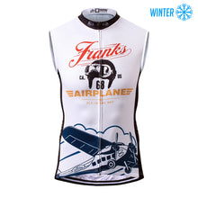 Load image into Gallery viewer, Thriller Rider Sports Bicycle Clothing Mens Cycling Vests Winter Sleeveless(Airplane)
