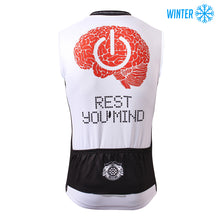 Load image into Gallery viewer, Thriller Rider Sports Bicycle Clothing Mens Cycling Vests Winter Sleeveless(Rest Your Mind)
