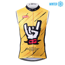 Load image into Gallery viewer, Thriller Rider Sports Bicycle Clothing Mens Cycling Vests Winter Sleeveless(Rock)
