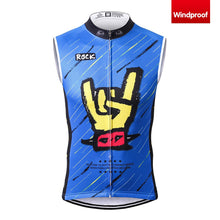 Load image into Gallery viewer, Thriller Rider Sports Bicycle Clothing Mens Cycling Vests Windproof Sleeveless(Rock)
