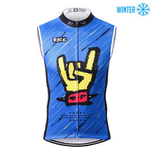 Load image into Gallery viewer, Thriller Rider Sports Bicycle Clothing Mens Cycling Vests Winter Sleeveless(Rock)
