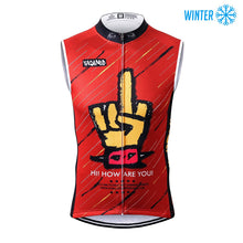 Load image into Gallery viewer, Thriller Rider Sports Bicycle Clothing Mens Cycling Vests Winter Sleeveless(Bastard)
