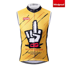 Load image into Gallery viewer, Thriller Rider Sports Bicycle Clothing Mens Cycling Vests Windproof Sleeveless(Bastard)
