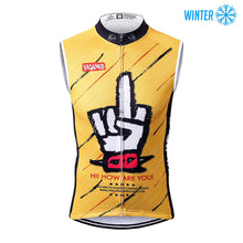 Load image into Gallery viewer, Thriller Rider Sports Bicycle Clothing Mens Cycling Vests Winter Sleeveless(Bastard)
