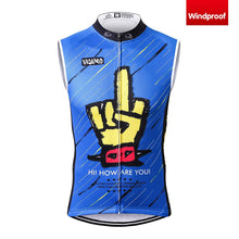 Load image into Gallery viewer, Thriller Rider Sports Bicycle Clothing Mens Cycling Vests Windproof Sleeveless(Bastard)
