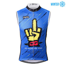 Load image into Gallery viewer, Thriller Rider Sports Bicycle Clothing Mens Cycling Vests Winter Sleeveless(Bastard)
