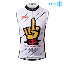 Load image into Gallery viewer, Thriller Rider Sports Bicycle Clothing Mens Cycling Vests Winter Sleeveless(Bastard)
