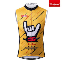 Load image into Gallery viewer, Thriller Rider Sports Bicycle Clothing Mens Cycling Vests Windproof Sleeveless(Aloha)
