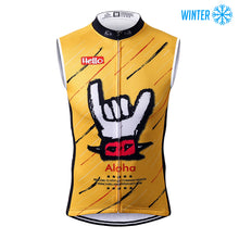 Load image into Gallery viewer, Thriller Rider Sports Bicycle Clothing Mens Cycling Vests Winter Sleeveless(Aloha)
