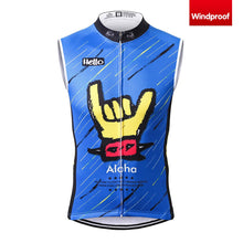 Load image into Gallery viewer, Thriller Rider Sports Bicycle Clothing Mens Cycling Vests Windproof Sleeveless(Aloha)
