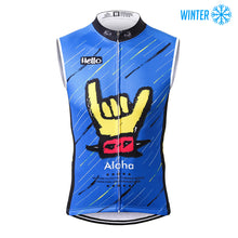 Load image into Gallery viewer, Thriller Rider Sports Bicycle Clothing Mens Cycling Vests Winter Sleeveless(Aloha)
