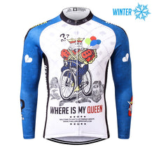 Load image into Gallery viewer, Thriller Rider Sports Bicycle Clothing Mens Cycling Jackets Winter(Where is My Queen)
