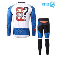 Load image into Gallery viewer, Thriller Rider Sports Bicycle Clothing Mens Cycling Jackets and Tights Winter Kit(Where is My Queen)
