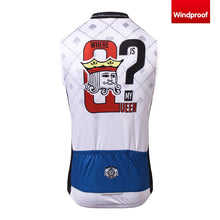 Load image into Gallery viewer, Thriller Rider Sports Bicycle Clothing Mens Cycling Vests Windproof Sleeveless(Where is My Queen)
