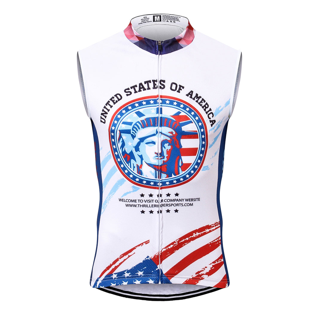 Thriller Rider Sports Bicycle Clothing Mens Cycling Vests Sleeveless(United States of America)