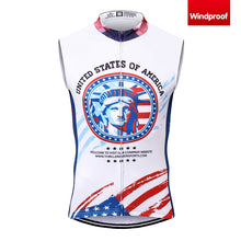 Load image into Gallery viewer, Thriller Rider Sports Bicycle Clothing Mens Cycling Vests Windproof Sleeveless(United States of America)
