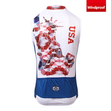 Load image into Gallery viewer, Thriller Rider Sports Bicycle Clothing Mens Cycling Vests Windproof Sleeveless(United States of America)
