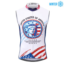 Load image into Gallery viewer, Thriller Rider Sports Bicycle Clothing Mens Cycling Vests Winter Sleeveless(United States of America)
