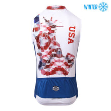 Load image into Gallery viewer, Thriller Rider Sports Bicycle Clothing Mens Cycling Vests Winter Sleeveless(United States of America)
