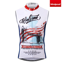 Load image into Gallery viewer, Thriller Rider Sports Bicycle Clothing Mens Cycling Vests Windproof Sleeveless(United Kingdom)
