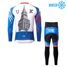 Load image into Gallery viewer, Thriller Rider Sports Bicycle Clothing Mens Cycling Jackets and Tights Winter Kit(United Kingdom)
