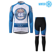 Load image into Gallery viewer, Thriller Rider Sports Bicycle Clothing Mens Cycling Jackets and Tights Winter Kit(Route 66)
