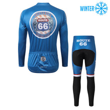 Load image into Gallery viewer, Thriller Rider Sports Bicycle Clothing Mens Cycling Jackets and Tights Winter Kit(Route 66)
