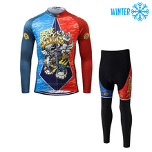 Load image into Gallery viewer, Thriller Rider Sports Bicycle Clothing Mens Cycling Jackets and Tights Winter Kit(Bone to Rock)
