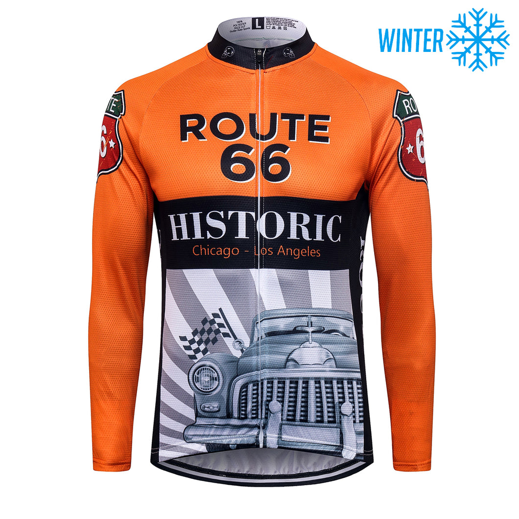 Thriller Rider Sports Bicycle Clothing Mens Cycling Jackets Winter(Route 66)