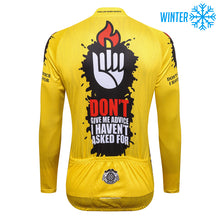 Load image into Gallery viewer, Thriller Rider Sports Bicycle Clothing Mens Cycling Jackets Winter(Don&#39;t Give Me Advice)
